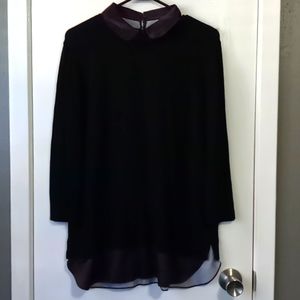 Ann Taylor Sweater /Shirt Combo, size X-large